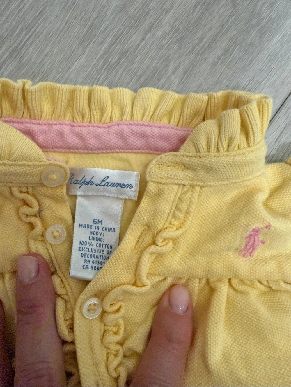 Baby Clothing Set - White Shirt, Pink Dress, Yellow Romper
